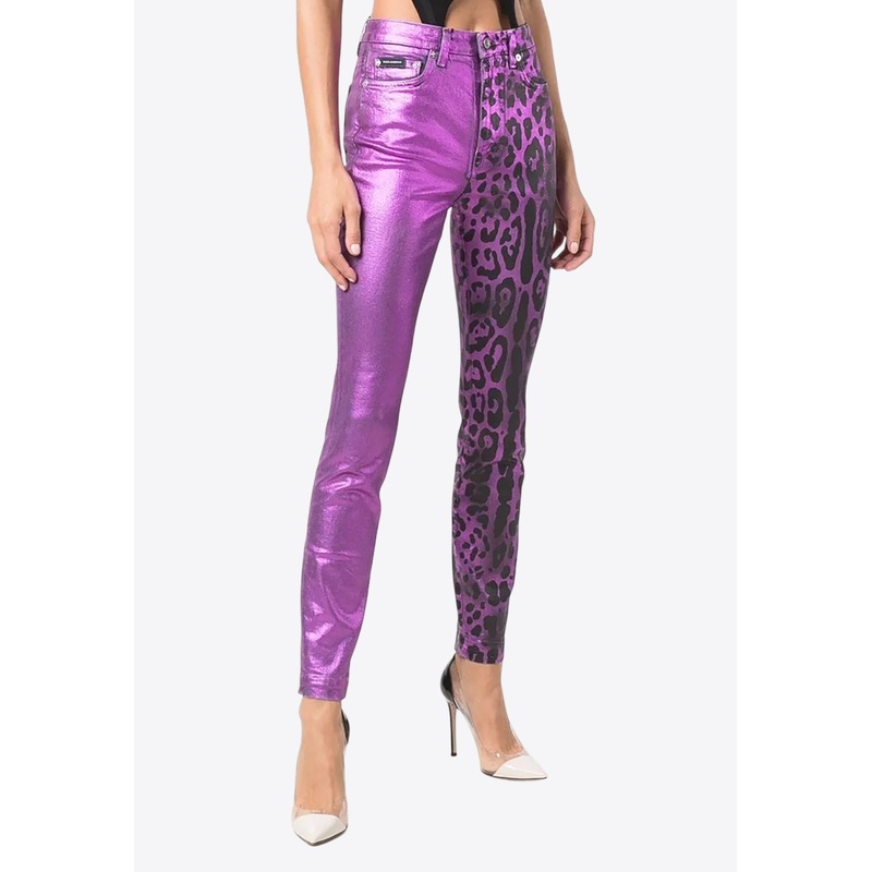 Leopard Print Skinny Pants