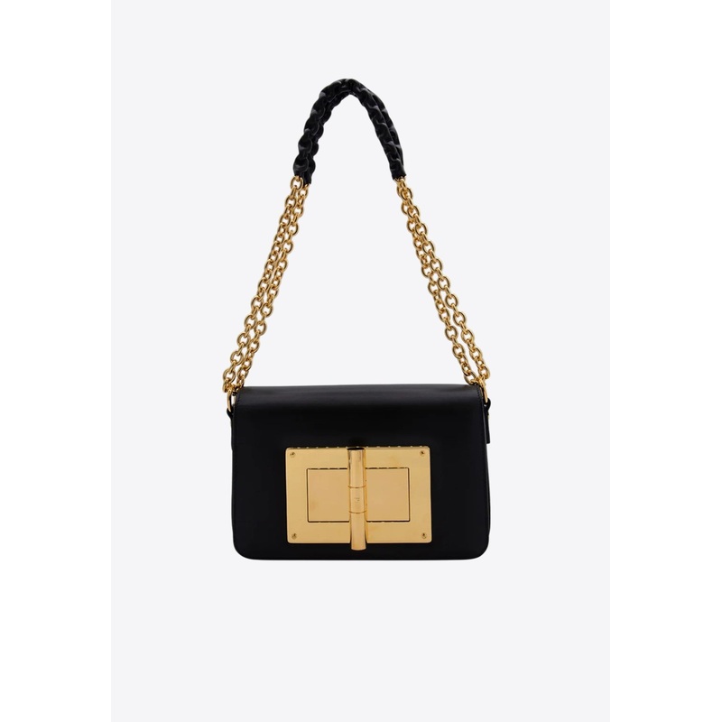Medium Natalia Leather Shoulder Bag