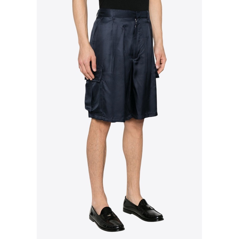 Silk Cargo Shorts