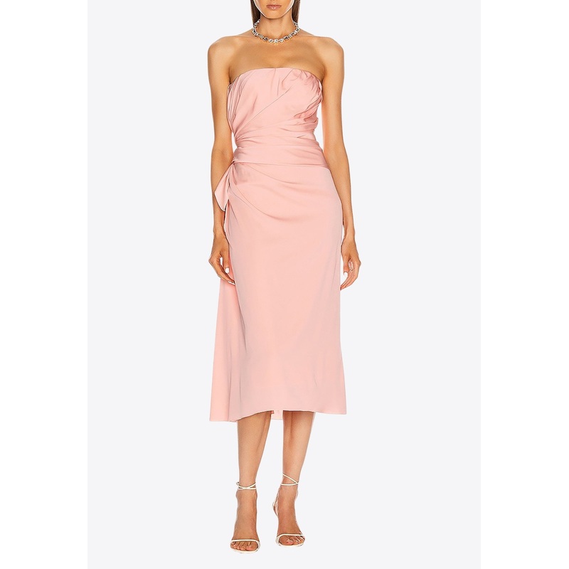 Strapless Midi Dress