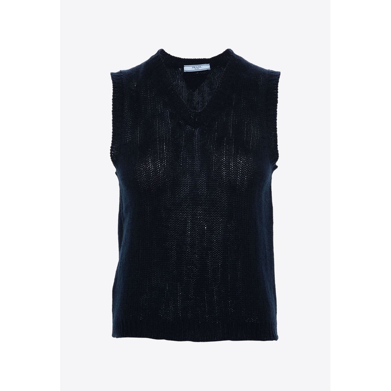 V-neck Cashmere Vest