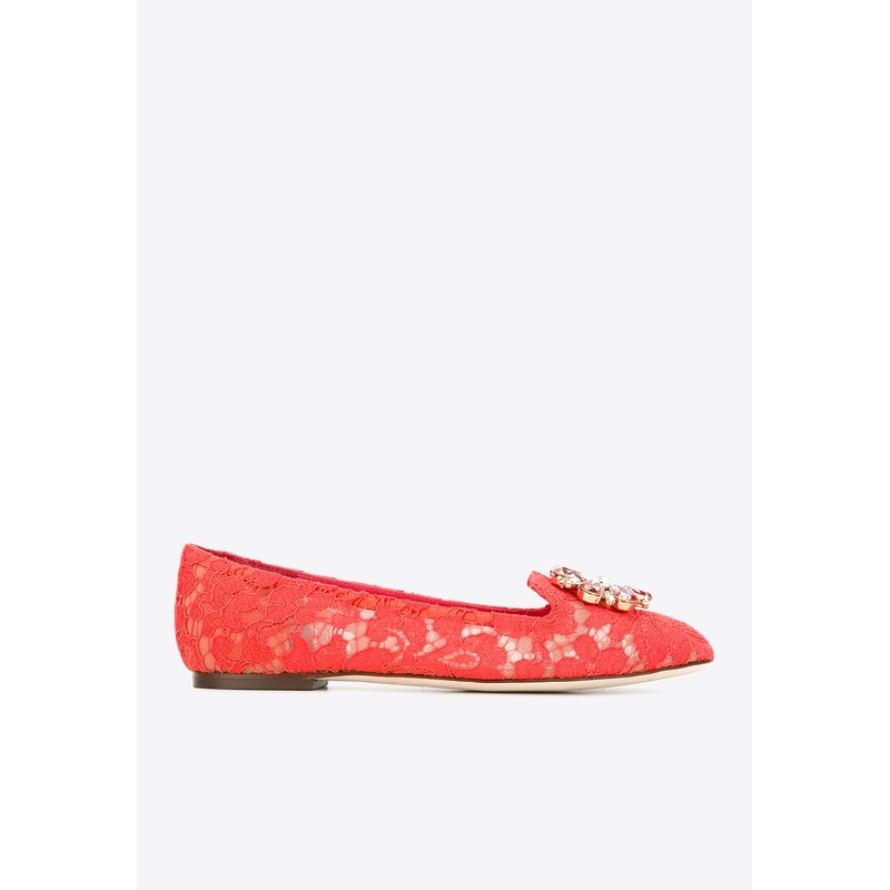 Vally Taormina Lace Ballet Flats