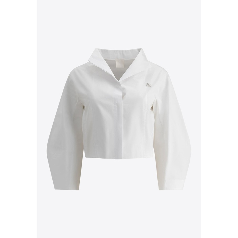 4G Logo Cropped Shirt