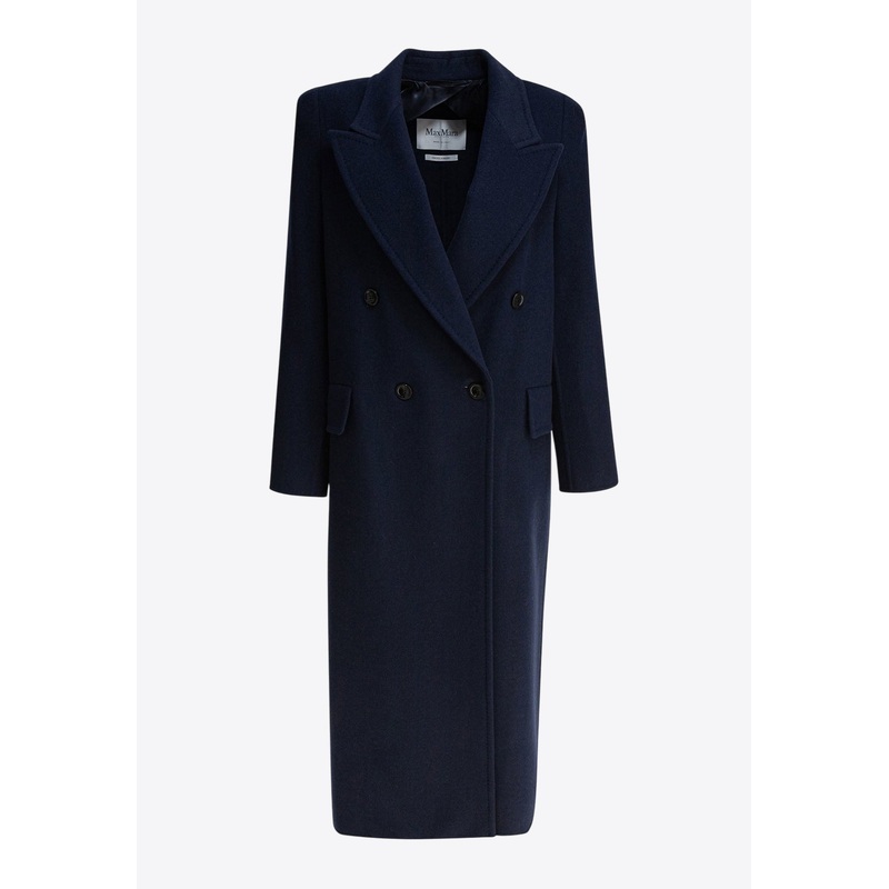 Albania Double-Breasted Long Coat