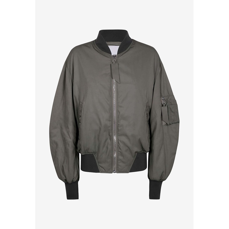 Anja Zip-Up Bomber Jacket