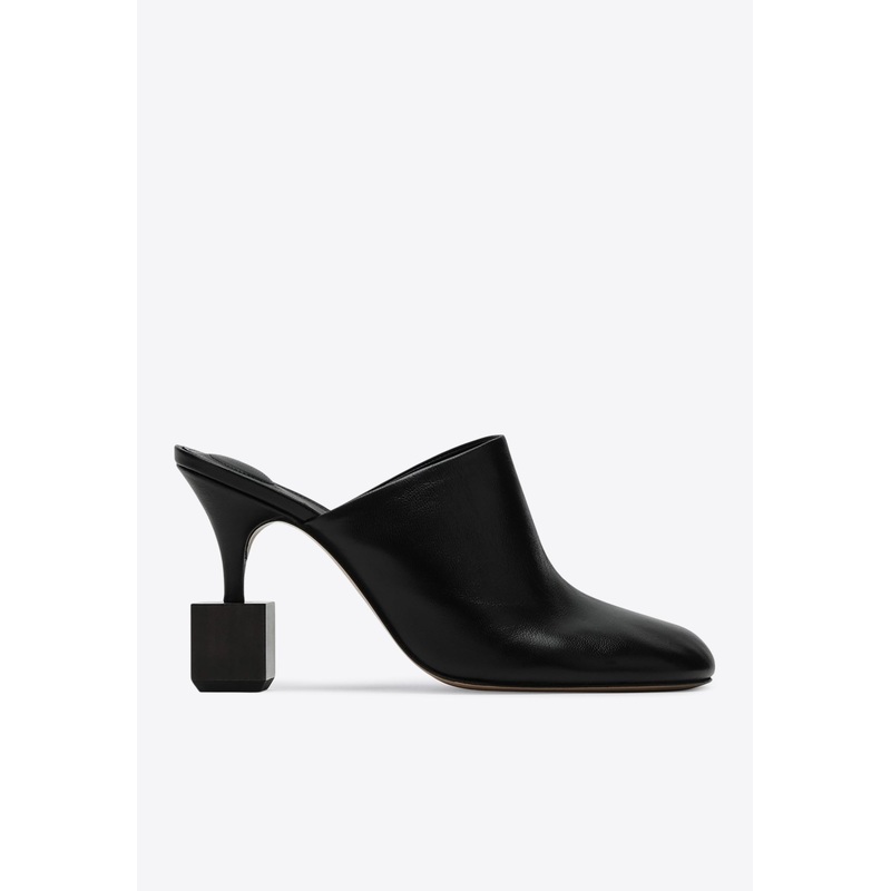 Bisou 90 Nappa Leather Mules