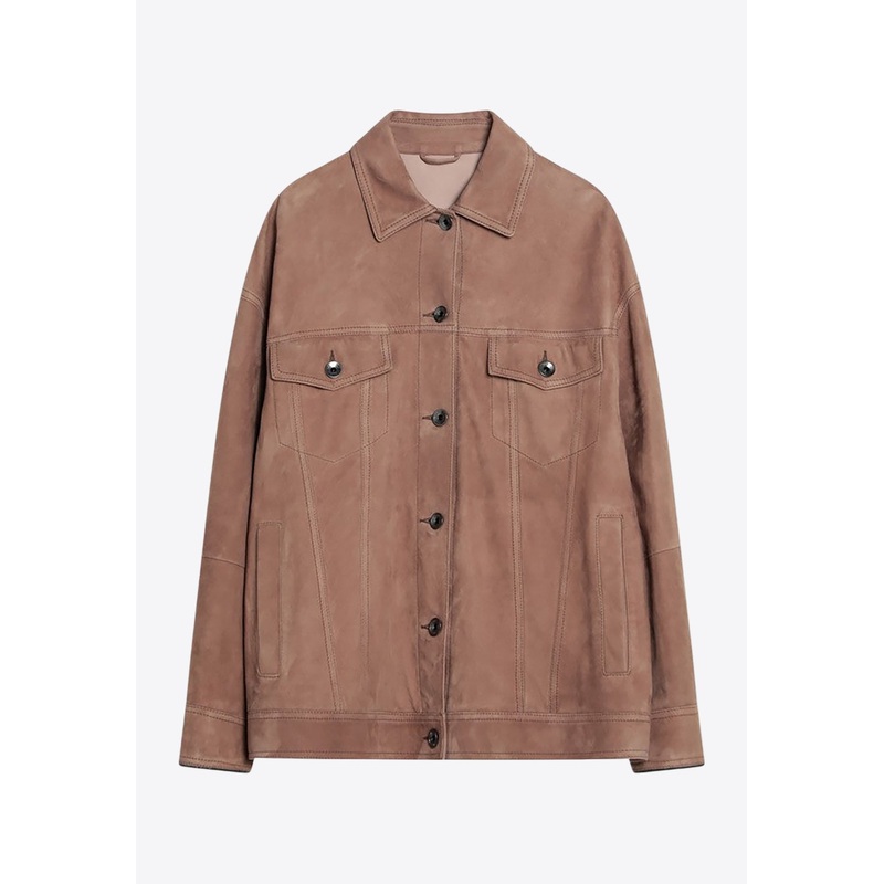 Couture Suede Relaxed Jacket