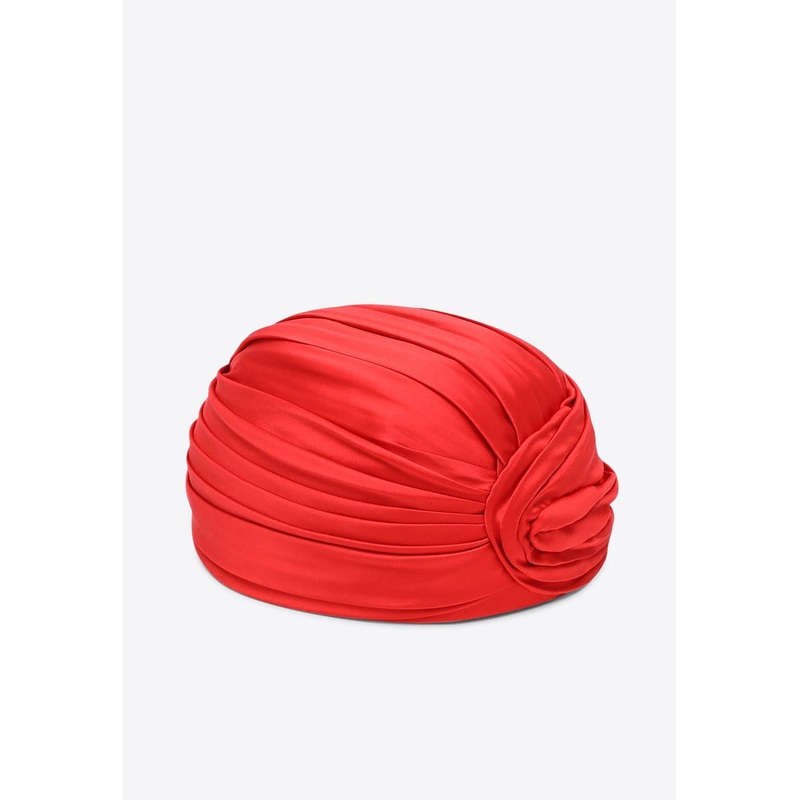 Draped Silk Turban