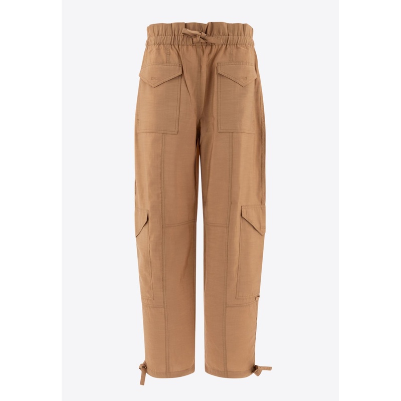 High-Waist Cargo Pants