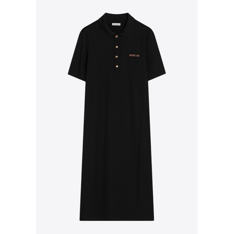 Logo Polo Midi Dress
