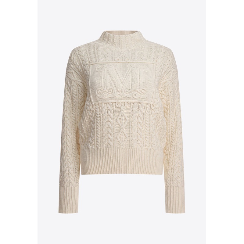 Miranda Cable Knit Wool Sweater