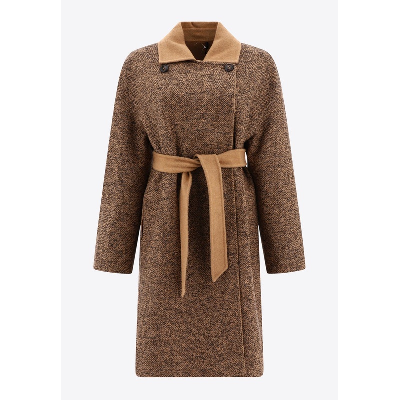 Reversible Camel and Wool Coat