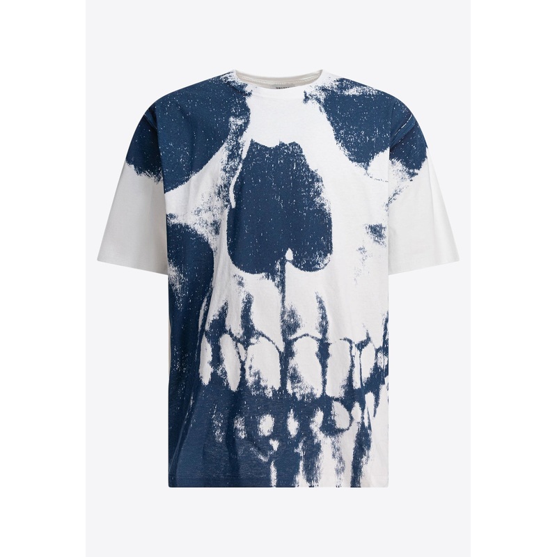 Skull Print Crewneck T-shirt