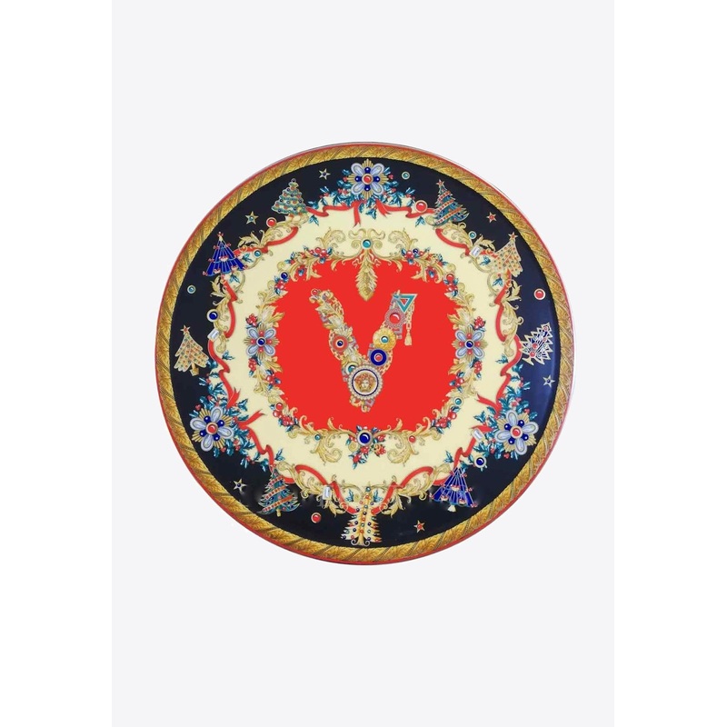 Sparkling Christmas Tart Plate