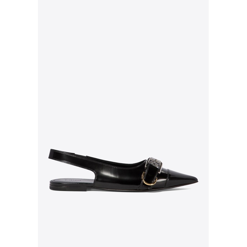 Voyou Calf Leather Slingback Flats