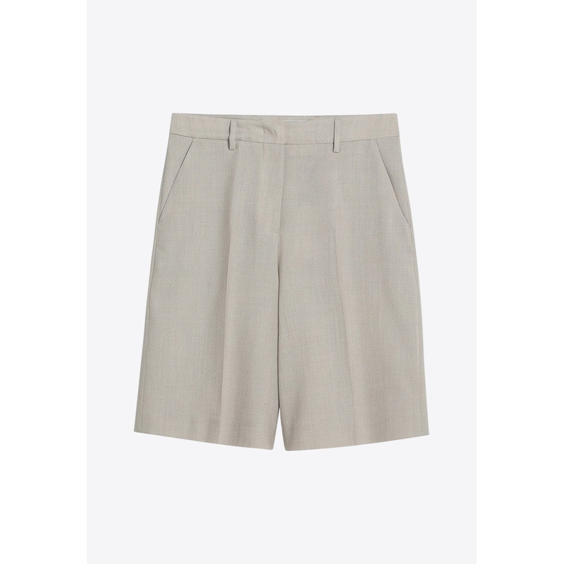 Wool-Blend Bermuda Shorts