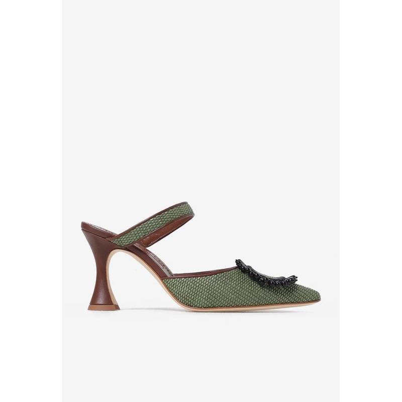 Atika 90 Raffia Pointed Mules