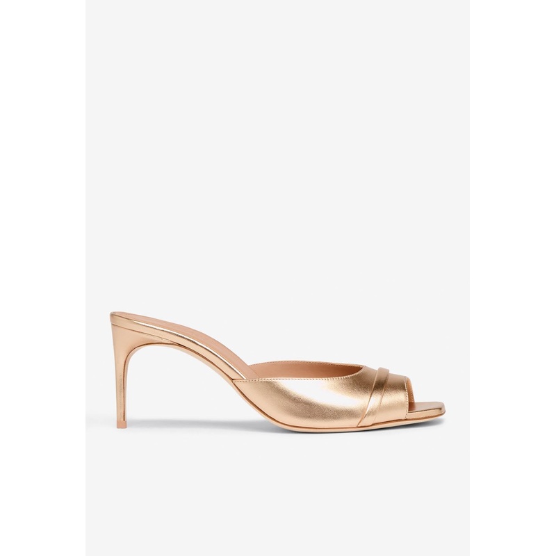 Lumi 70 Metallic Leather Sandals