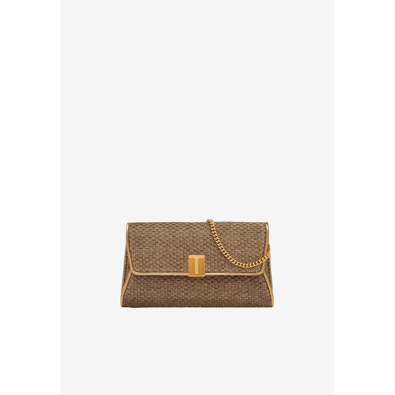 Nobile Textured Fabric Clutch
