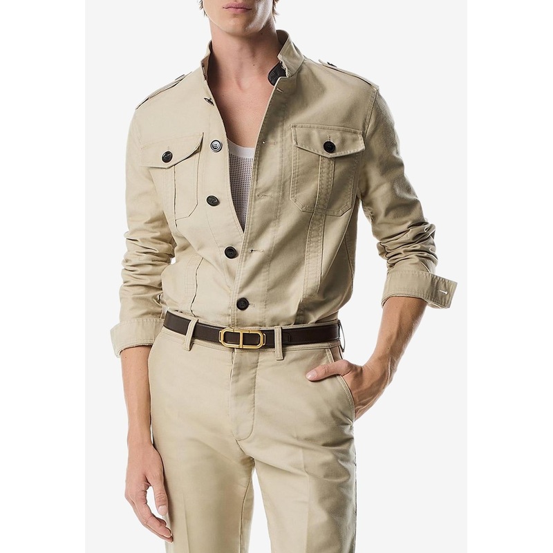 Stand Collar Overshirt