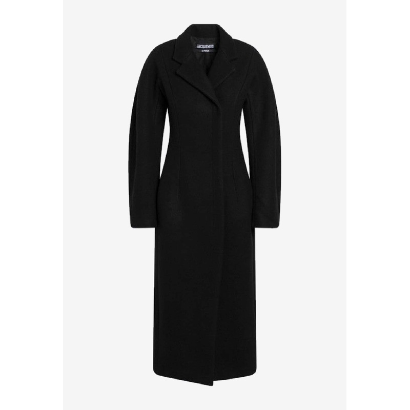 Curvo Long Wool Coat