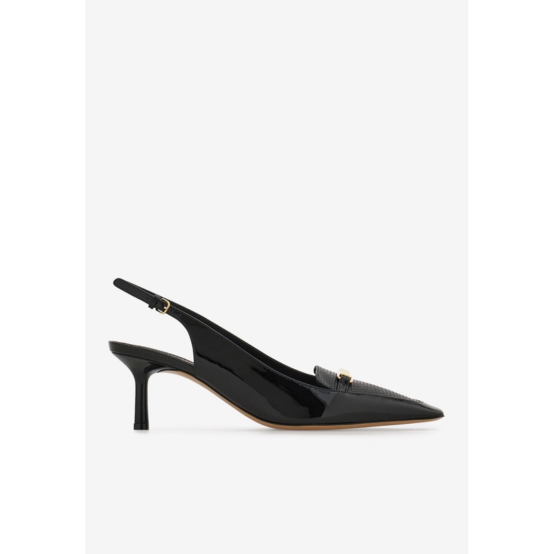 Dilli 55 Vara Buckle Slingback Pumps
