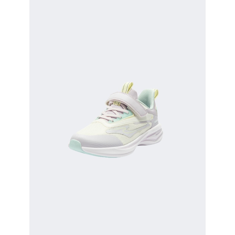 Erke Bounce Gs-Girls Running Shoes Light Pink/White