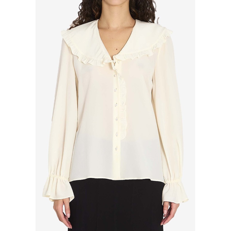 Silk Crpe De Chine Blouse