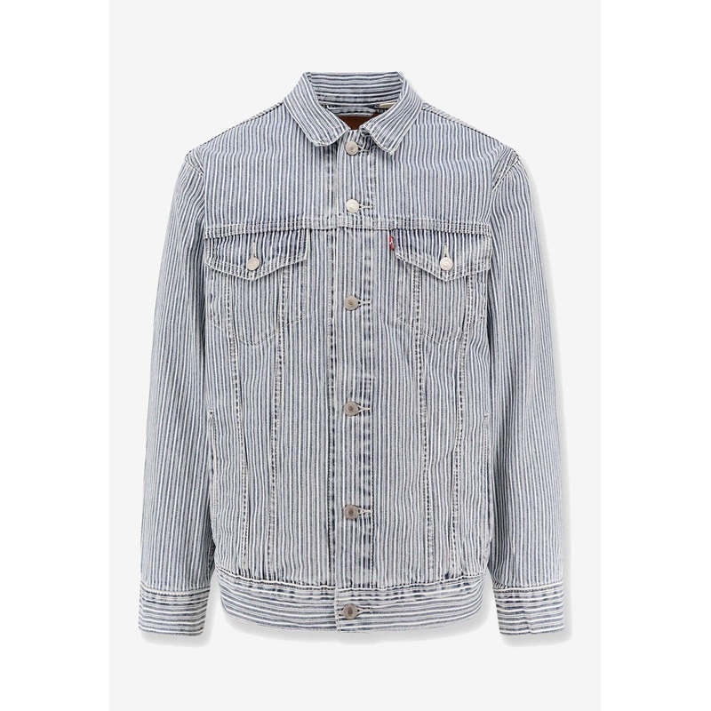 Striped Denim Jacket