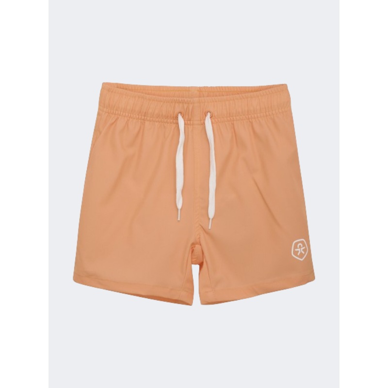 Color Kids Cool Boys Beach Swim Short Tangerine