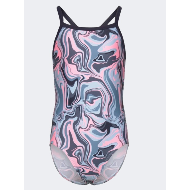 Color Kids Sporty Girls Beach Monokini Cerulean