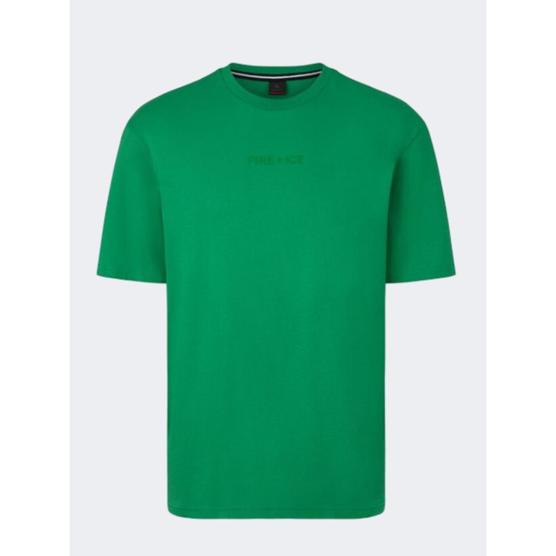 Fire and Ice Mick 3 Men Lifestyle Polo Short Sleeve Green