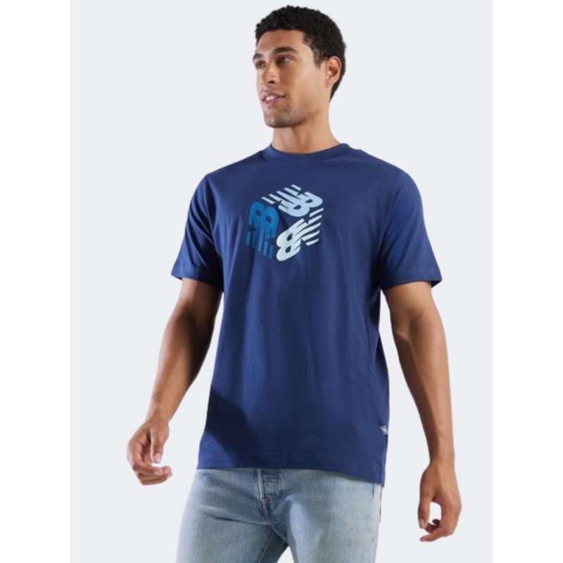 New Balance Explorer Men Lifestyle T-Shirt Navy