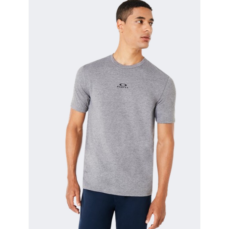 Oakley Barke New Men Lifestyle T-Shirt Athletic Grey
