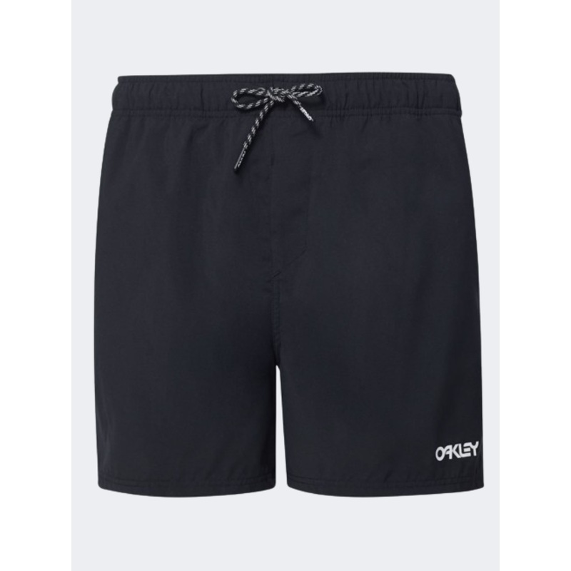 Oakley Volley 16 Inch Men Beach Swim Short Blackout