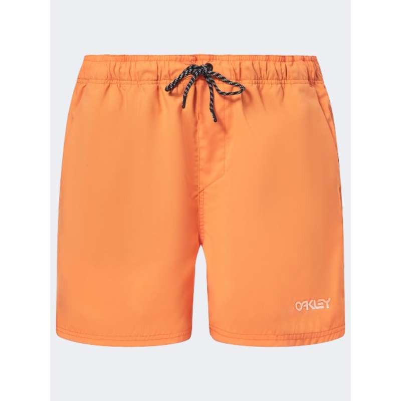 Oakley Volley 16 Inch Men Beach Swim Short Soft Orange
