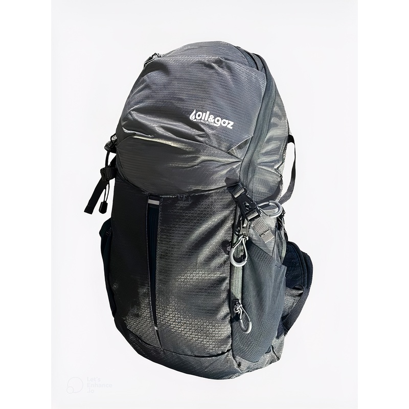 Oil And Gaz 20 L Unisex Hiking Bag Dark Grey/Black