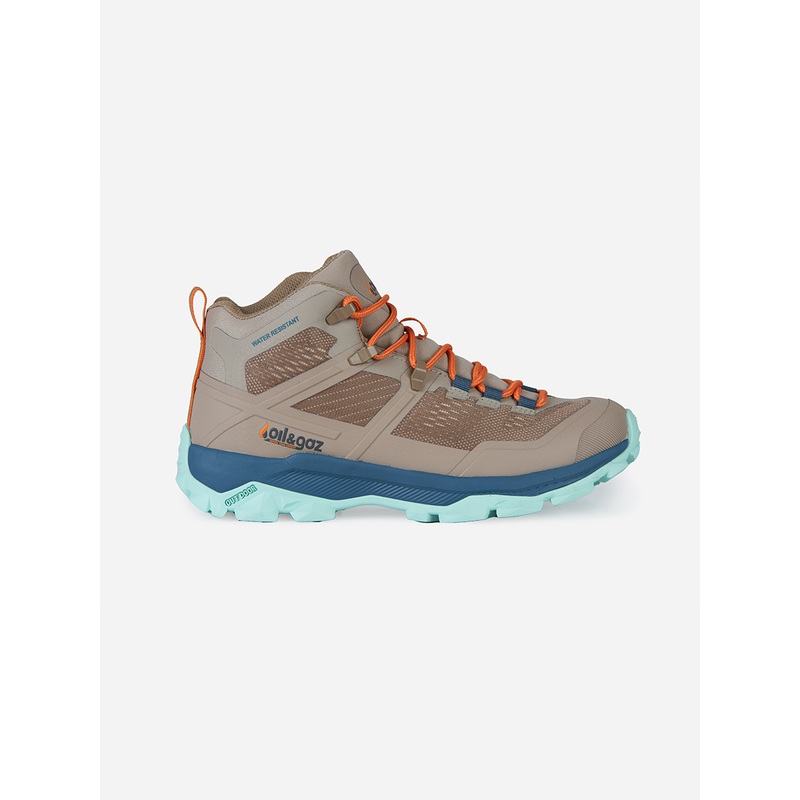Oil And Gaz High Women Hiking Shoes Havane