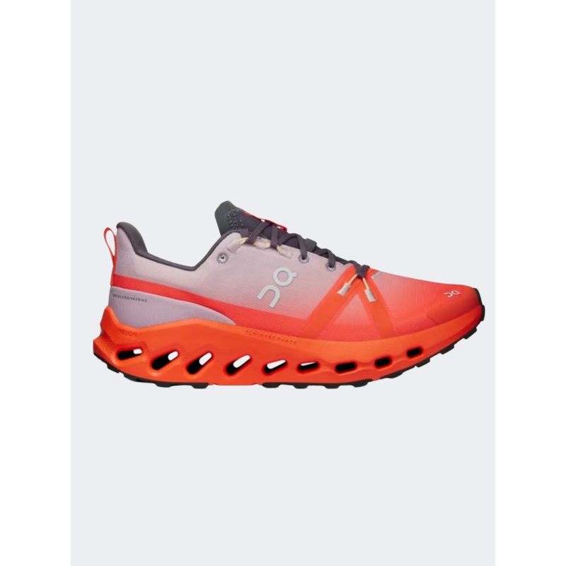 On Cloudsurfer Trail Waterproof Women Hiking Shoes Mauve/Flame