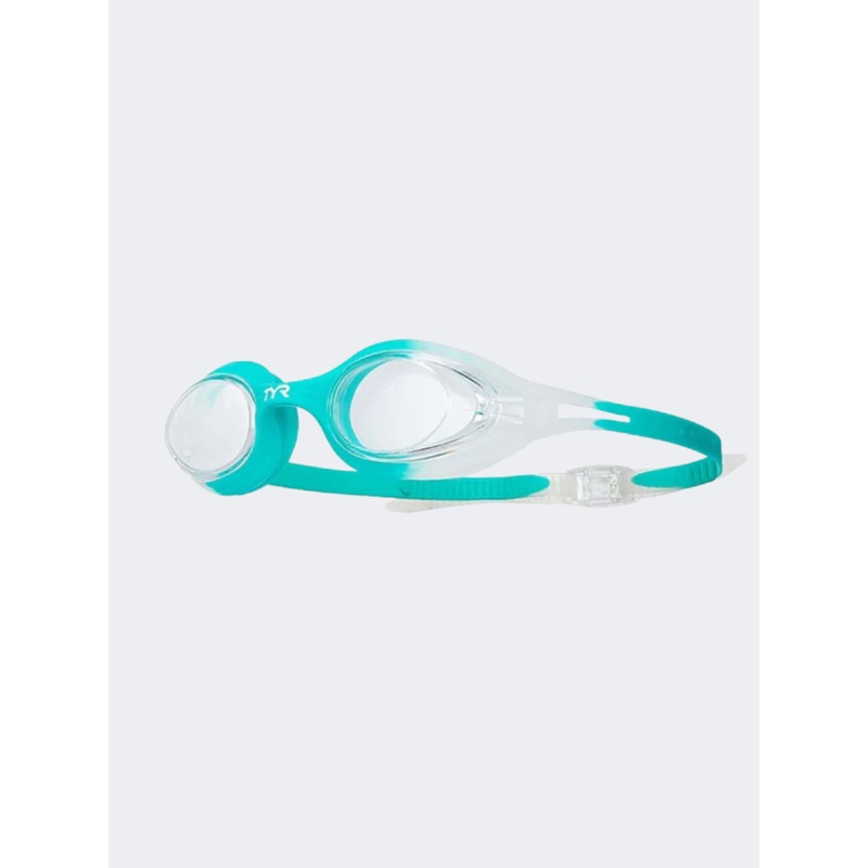 Tyr Hydra Flare Unisex Swim Goggles Clear/Turquoise
