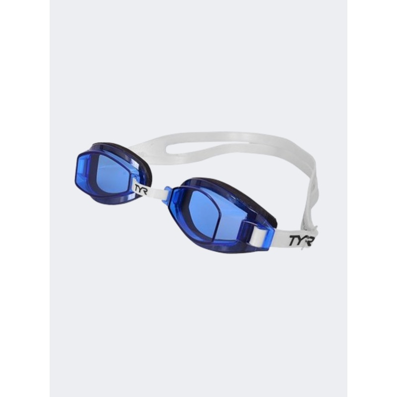 Tyr Team Sprint Unisex Swim Goggles Blue/White