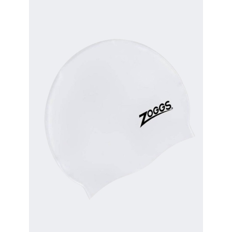 Zoggs Pline Unisex Swim Cap White