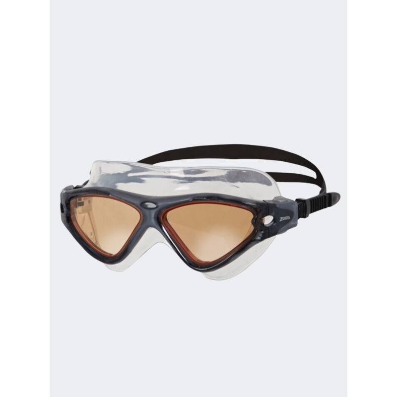 Zoggs Tri Vision Unisex Swim Mask Grey/Black/Smoke