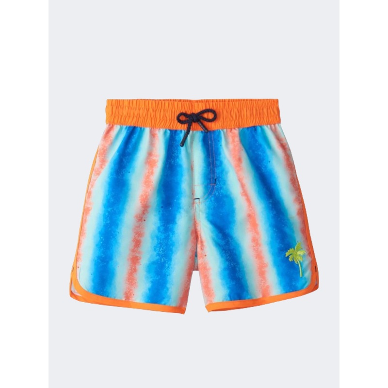 Hatley Surfer Gradient Boys Beach Swim Short Blue/Orange
