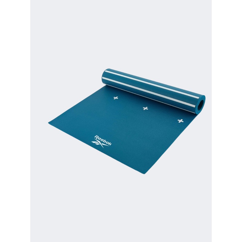 Reebok Accessories Double Sided 4 Mm Fitness Mats Green Stripes