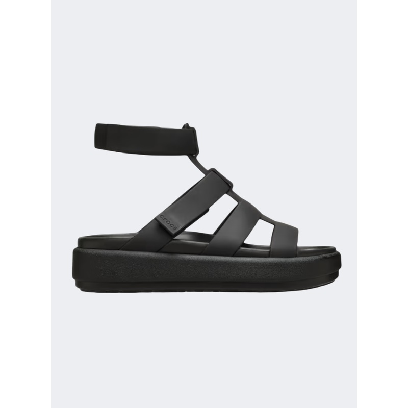 Crocs Brooklyn Luxe Gladiator Women Lifestyle Sandals Black