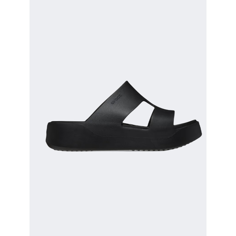 Crocs Getaway Platform H Strap Women Lifestyle Slide Black