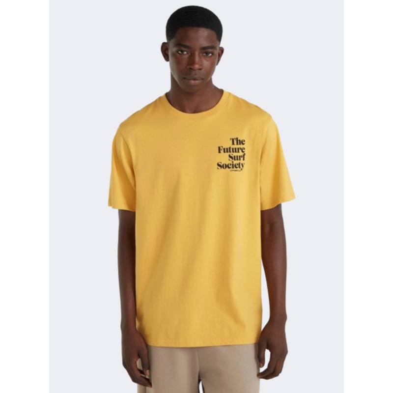 ONeill Future Surf Society Men Lifestyle T-Shirt Golden Haze