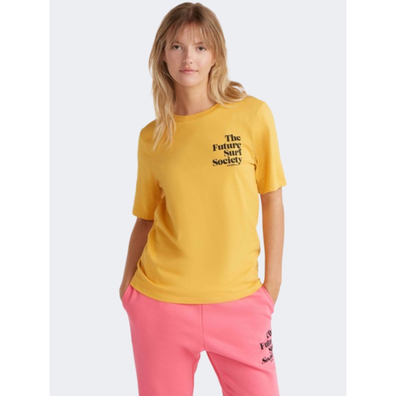 ONeill Future Surf Society Women Lifestyle T-Shirt Golden Haze
