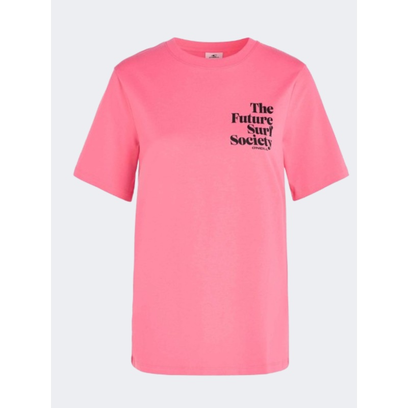 ONeill Future Surf Society Women Lifestyle T-Shirt Perfectly Pink